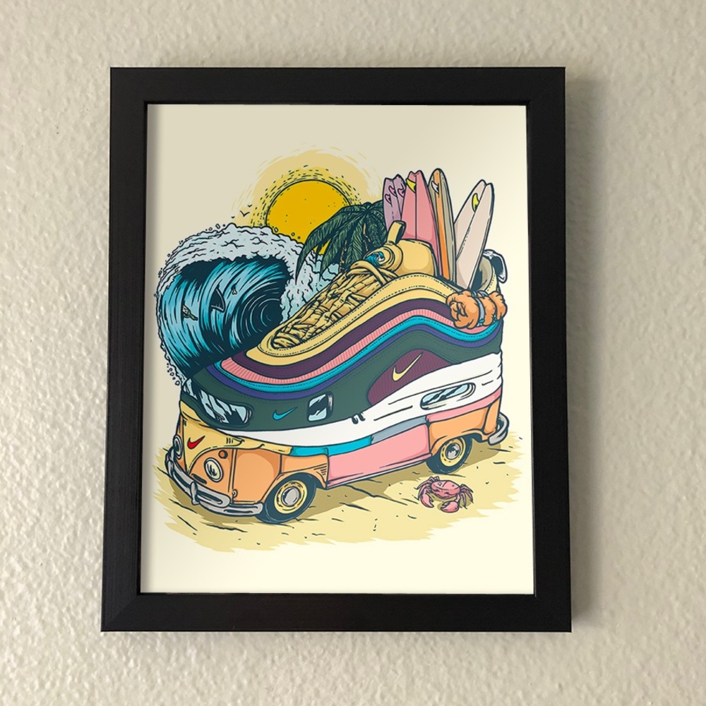 Sean Wortherspoon Nike Air Max 97 Wall Art